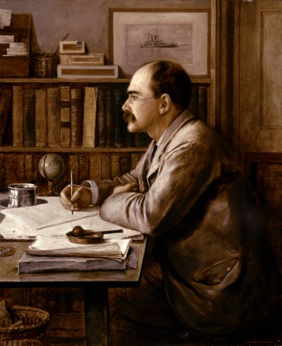 ラドヤード・キプリング《肖像》1899年（油彩・キャンバス） 作： Philip Burne Jones