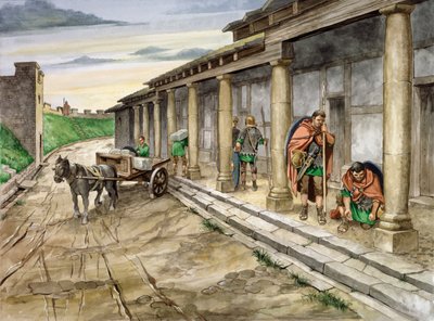 Housesteads ローマン フォート、2 世紀、1990～2010 年頃 作： Philip Corke