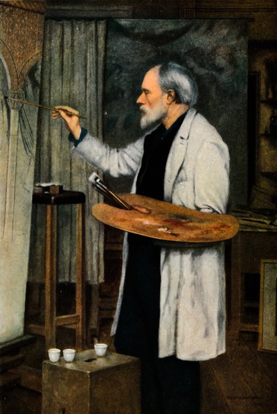 「サー・エドワード・バーン・ジョーンズ」、1898年、1917年 作： Philip Edward Burne Jones