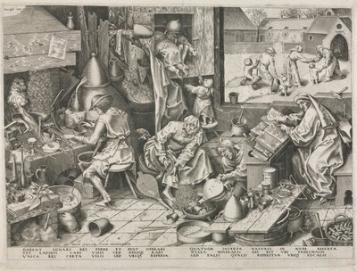 錬金術師。 作： Philip Galle