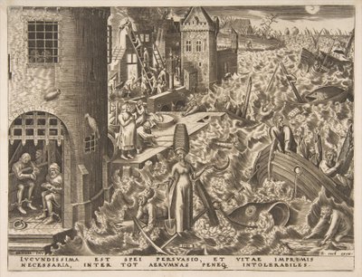 シリーズThe Virtues、1559-60のホープスペス。 作： Philip Galle