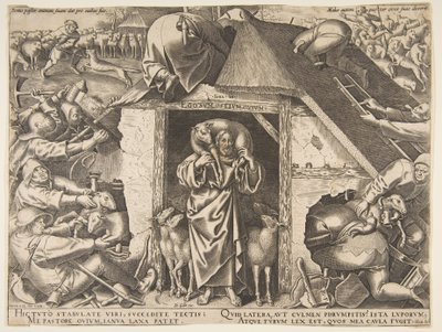 善き羊飼いのたとえ話、1565年。 作： Philip Galle