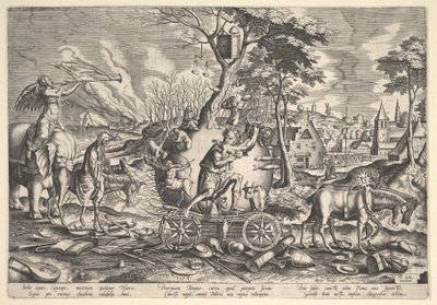 時の勝利、1574年。 作： Philip Galle