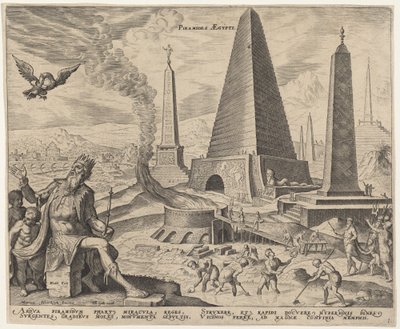 Piramides Aegypti (エジプトのピラミッド) 作： Philip Galle, after Maerten van Heemskerck