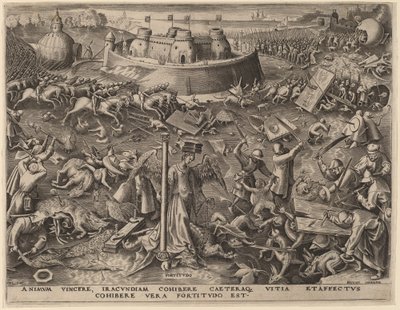 不屈の精神 作： Philip Galle after Pieter Bruegel the Elder