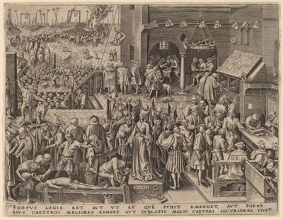 正義 作： Philip Galle after Pieter Bruegel the Elder
