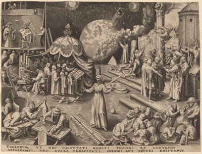 禁酒 作： Philip Galle after Pieter Bruegel the Elder