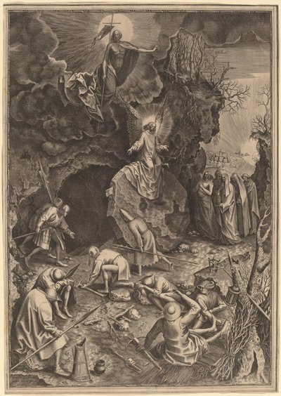 復活 作： Philip Galle after Pieter Bruegel the Elder