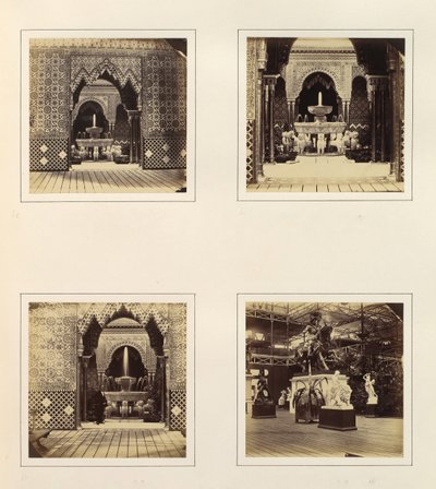 [アルハンブラとライオンの中庭、サウス トランセプトのビュー]、約。 1859年。 作： Philip Henry Delamotte.
