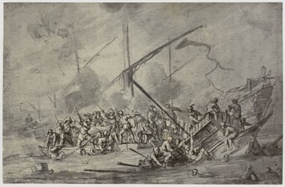 デラベラ、海の戦い 作： Philip Henry Delamotte