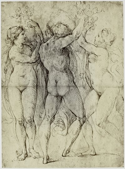 ラファエル、絵画のためのスケッチ 作： Philip Henry Delamotte