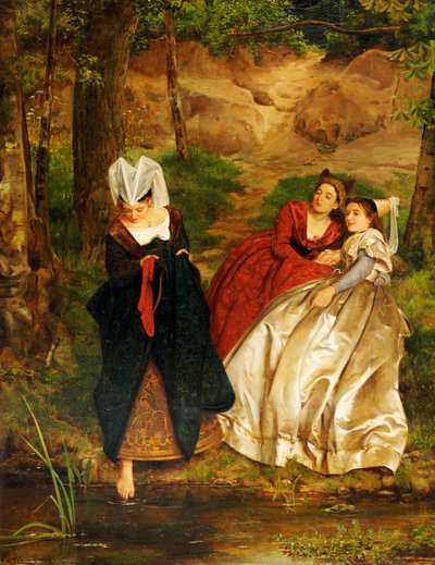ストリーム、1864 作： Philip Hermogenes Calderon