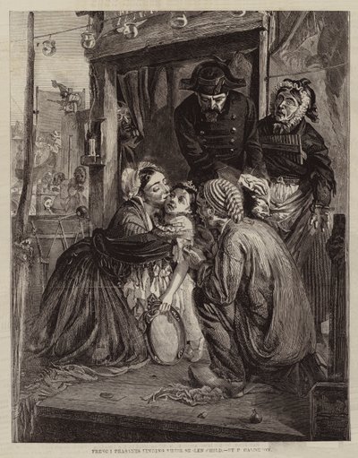 盗まれた子供を見つけたフランスの農民 作： Philip Hermogenes Calderon