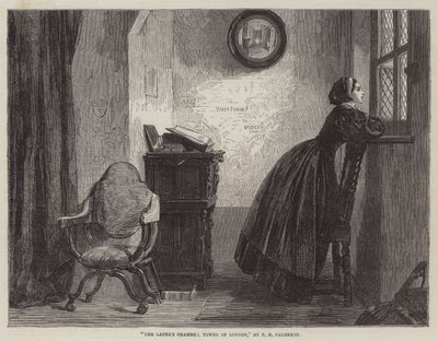 レディースチャンバー、ロンドン塔 作： Philip Hermogenes Calderon