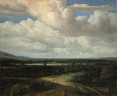 カントリーエステートのあるパノラマ風景、カリフォルニア州。 1649年。 作： Philip Koninck