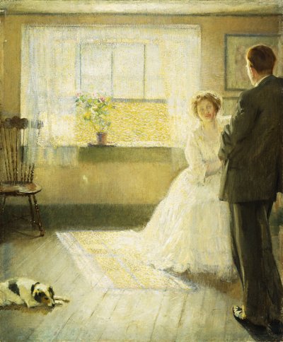 黄金の太陽の光、1895 作： Philip Leslie Hale
