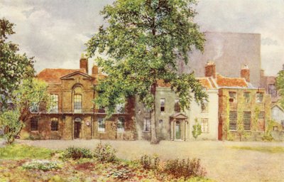 ビクトリアアンドアルバート博物館跡の古い家屋、1899年 作： Philip Norman