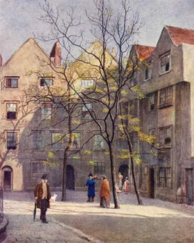 バーナーズインの一部、ホルボーン、1886 作： Philip Norman