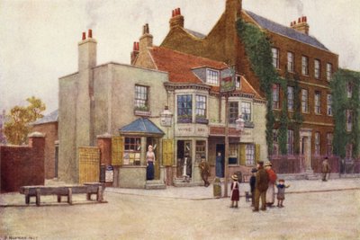 レッドカウパブリックハウスアンドフェアローン、ハマースミスロード、1897 作： Philip Norman