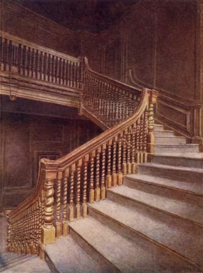 1895年のオースティン修道士の階段、1895年 作： Philip Norman