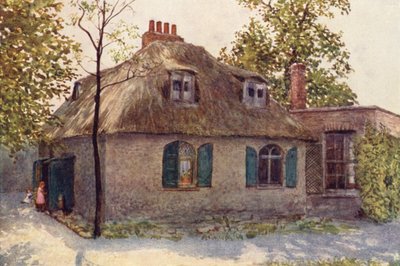 パディントングリーン近くのわらぶき屋根のコテージ、1895 作： Philip Norman