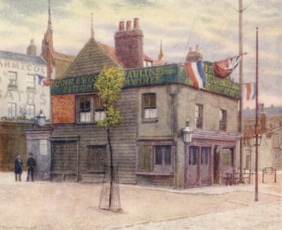つる酒場、マイルエンド、東向き、1887 作： Philip Norman