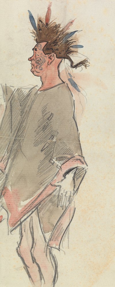 野生のインディアン 作： Philip William May