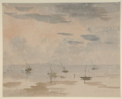 (紙に水彩）。) 作： Philip Wilson Steer