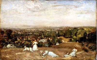 子供たちの遊び、Ludlow Walks 作： Philip Wilson Steer