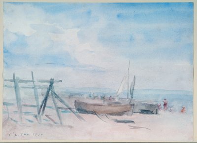 干潮、ウォルマービーチ 作： Philip Wilson Steer