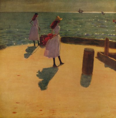 Walberswick Pier、c1887、c1915 作： Philip Wilson Steer