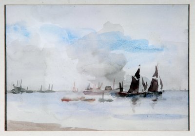 テムズバージズ、グリーンヒテ 作： Philip Wilson Steer