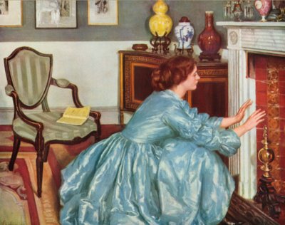 章の終わり（カラーリトグラフ） 作： Philip Wilson Steer