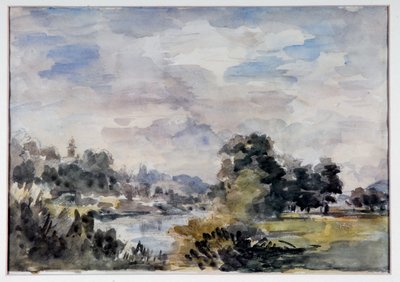 Bridgnorth付近の景色、1925年頃（水彩・紙 作： Philip Wilson Steer