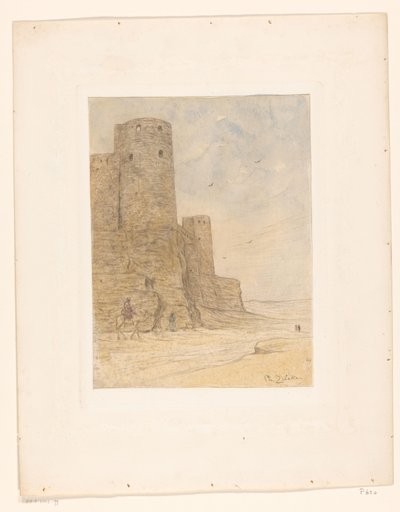 砂漠の要塞 Les remparts de Salladin (原題) 作： Philip Zilcken (signed by artist)