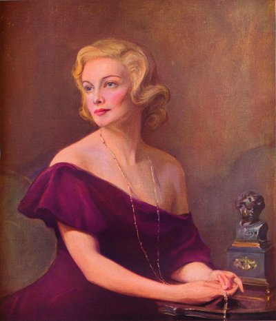 マドレーヌキャロルの肖像、1935年、1936年。 作： Philip de László