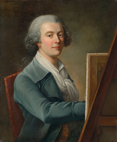 自画像、c。 1785年。 作： Philipp Friedrich Hetsch