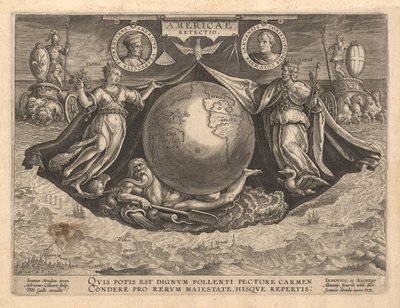 アメリカの知事、1591 作： Philipp Galle