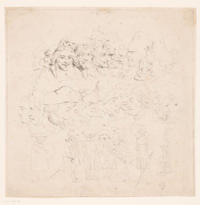 漫画 作： Philipp Jacques Loutherbourg (I) (attributed to)