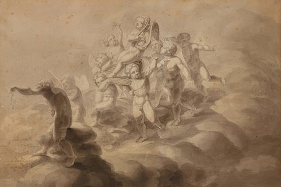 愛の勝利。 1800 作： Philipp Otto Runge