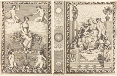 カレンダーのデザイン 作： Philipp Otto Runge