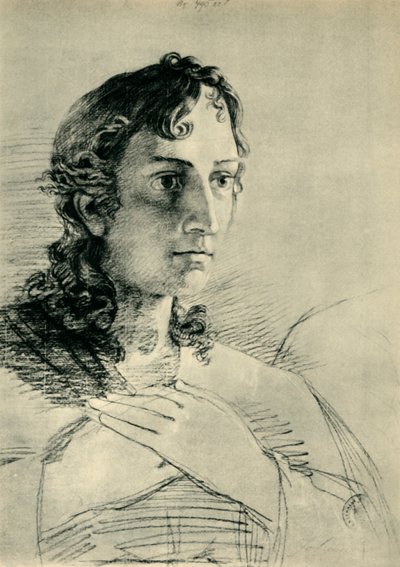 セントジョンの頭と手、1806年、1943年。 作： Philipp Otto Runge