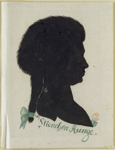 Stienchen Runge、789（紙にインドのインクとトイレ） 作： Philipp Otto Runge