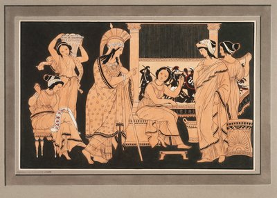 Athena bei der mit Webereien beschäftigten Penelope 作： フィリップ・ベイト
