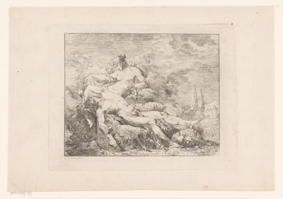 ダイアナとエンディミオン 作： Philippe Auguste Hennequin