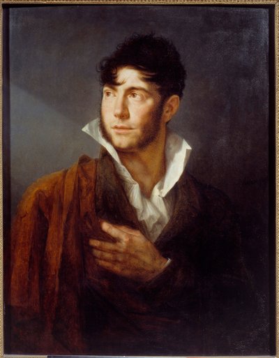フィリップ・オーギュスト・アンヌカン（1762-1833）の自画像 19世紀 Caen, Musee des Beaux Arts 作： Philippe Auguste Hennequin