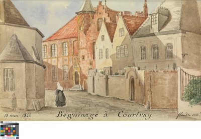 コートレイのベギン会 作： Philippe-Auguste de Peellaert
