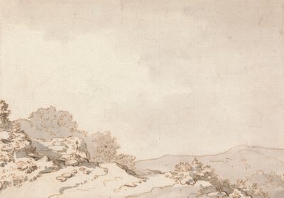 丘の上の小道 作： Philippe Jacques de Loutherbourg