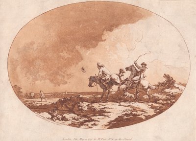 風の強い日 作： Philippe Jacques de Loutherbourg