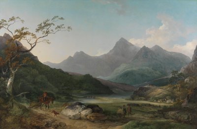 Snowdon de Capel Curig 作： Philippe Jacques de Loutherbourg